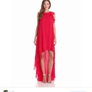 Bcbg  Maxazaria 100%silk red dress size XXS NWT